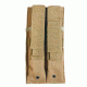 Fox Outdoor Dual MP 5 Mag Pouch, Coyote, 57-6528