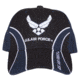 Fox Outdoor Embroidered Military Ball Cap, Air Force Guard / Navy with Black, 78-418