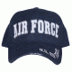 Fox Outdoor Embroidered Military Ball Cap, Air Force High Definition Branch / Navy, 78-519