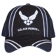 Fox Outdoor Embroidered Military Ball Cap, Air Force Recon / Navy with Black, 78-428