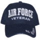 Fox Outdoor Embroidered Military Ball Cap, Air Force Veteran with Shadow / Navy, 78-553