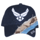 Fox Outdoor Embroidered Military Ball Cap, Air Force Wings Barbwire / Navy, 78-546