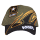Fox Outdoor Embroidered Military Ball Cap, Army Shark Fin / OD with Black, 78-405