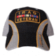 Fox Outdoor Embroidered Military Ball Cap, Iraq Veteran Guard / Grey with Black, 78-4542