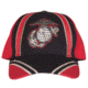 Fox Outdoor Embroidered Military Ball Cap, Marines Recon / Red with Black, 78-426
