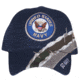 Fox Outdoor Embroidered Military Ball Cap, Navy Barbwire / Navy, 78-544