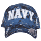 Fox Outdoor Embroidered Military Ball Cap, Navy Service / Sky Digital, 78-568