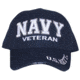 Fox Outdoor Embroidered Military Ball Cap, Navy Veteran with Shadow / Navy, 78-552