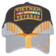 Fox Outdoor Embroidered Military Ball Cap, Vietnam Veteran Heritage / Black with Grey, 78-4422