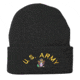 Fox Outdoor Embroidered Watch Cap, US Army / Black with Color Logo, 71-325