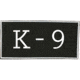 Fox Outdoor Enforcement ID Patches 2in x 4in, K-9, 84P-221