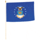 Fox Outdoor Flags On Stick, Air Force - 4in X 6in, 84-695