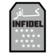 Fox Outdoor Infidel Stars Patch - Grey 84P-371