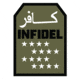 Fox Outdoor Infidel Stars Patch - Olive Drab 84P-370