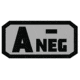 Fox Outdoor Medical and Morale Patches, A Neg - Grey/Black, 84P-051