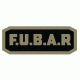 Fox Outdoor Medical and Morale Patches, F.U.B.A.R. - Foliage/Black, 84P-463