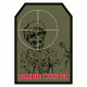 Fox Outdoor Medical and Morale Patches, Zombie Hunter - Olive Drab, 84P-390