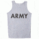 Fox Outdoor Military Branch Imprinted Tank Top, Army - Heather Grey, Large, 64-68 L