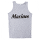 Fox Outdoor Military Branch Imprinted Tank Top, Marines - Heather Grey, 3XL, 64-69 XXXL