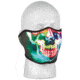 Fox Outdoor Neoprene Thermal Half Mask, Electric Skull 72-6602
