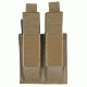 Fox Outdoor Pistol Quick Deploy Dual Mag Pouch, Coyote, 57-558