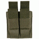 Fox Outdoor Pistol Quick Deploy Dual Mag Pouch, Olive Drab 099598575502