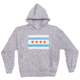Fox Outdoor Pullover Hoodie Sweatshirt, Chicago Flag - Grey, Small, 64-8502 S