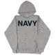 Fox Outdoor Pullover Hoodie Sweatshirt, Navy - Heather Grey, Large, 64-861 L