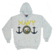 Fox Outdoor Pullover Hoodie Sweatshirt, Navy Seal - Grey, Large, 64-8616 L