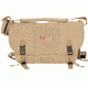 Fox Outdoor Retro Courier Shoulder Bag, Khaki, USA Flag 099598430863