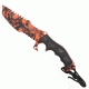 Fox Outdoor Shadow OPS Tactical Knife, Orange Camo, 15-302