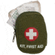 Fox Outdoor Soldier Individual First Aid Kit - Olive Drab 57-80
