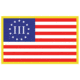 Fox Outdoor States Patches, Betsy Ross III, 84P-571