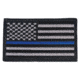 Fox Outdoor States Patches, USA Flag/Thin Blue Line, 84P-482