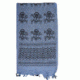 Fox Outdoor Tactical Shemagh, Dark Blue Skulls 099598791308