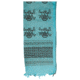 Fox Outdoor Tactical Shemagh - Teal Blue/Skulls 79-152