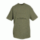 Fox Outdoor Themed One-Sided Imprinted T-Shirts, If You Run / Olive Drab, Large, 64-470 L
