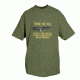 Fox Outdoor Themed One-Sided Imprinted T-Shirts, M-16 / Olive Drab, Small, 64-471 S