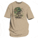 Fox Outdoor Themed One-Sided Imprinted T-Shirts, One Man Army / Sand, 2XL, 63-404 XXL