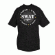 Fox Outdoor Themed One-Sided Imprinted T-Shirts, SWAT Sniper / Black, Large, 64-6161 L