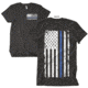 Fox Outdoor Two-Sided Imprinted T-Shirt, Vintage Blue Line / Black, Large 63-4821 L