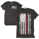 Fox Outdoor Two-Sided Imprinted T-Shirt, Vintage Red Line / Black, Large 63-4831 L