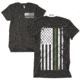 Fox Outdoor Two-Sided Imprinted T-Shirt, Vintage Green Line / Black, Large 63-4841 L