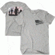 Fox Outdoor Two-Sided Imprinted T-Shirt, Soldiers / Heather Grey, Large, 63-4612 L
