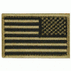 Fox Outdoor USA Flag Patch, Coyote - Right Face 099598848781
