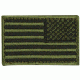 Fox Outdoor USA Flag Patch, Olive Drab - Right Face 099598848705