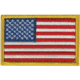 Fox Outdoor USA Flag Patch, Red, White and Blue - Left Face 099598848811