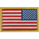 Fox Outdoor USA Flag Patch, Red, White and Blue - Right Face 099598848712