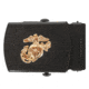 Fox Outdoor USMC Belt Buckle, Black Roller, 44-071