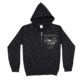 Fox Outdoor Zip Front Hooded Sweatshirt, Army Eagle - Black, Small, 64-8455 S